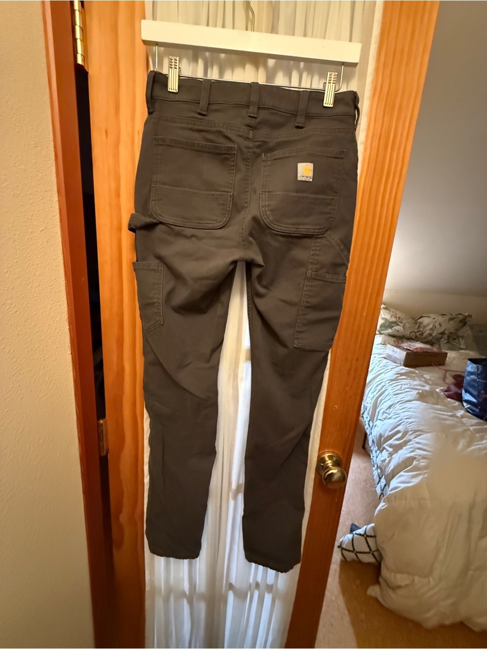 Carhartt Women's Rugged Flex Relaxed Fit Canvas Work Pants Size 2 - Picture 2 of 7